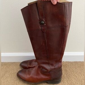 Frye Women's Brown Heeled Boots